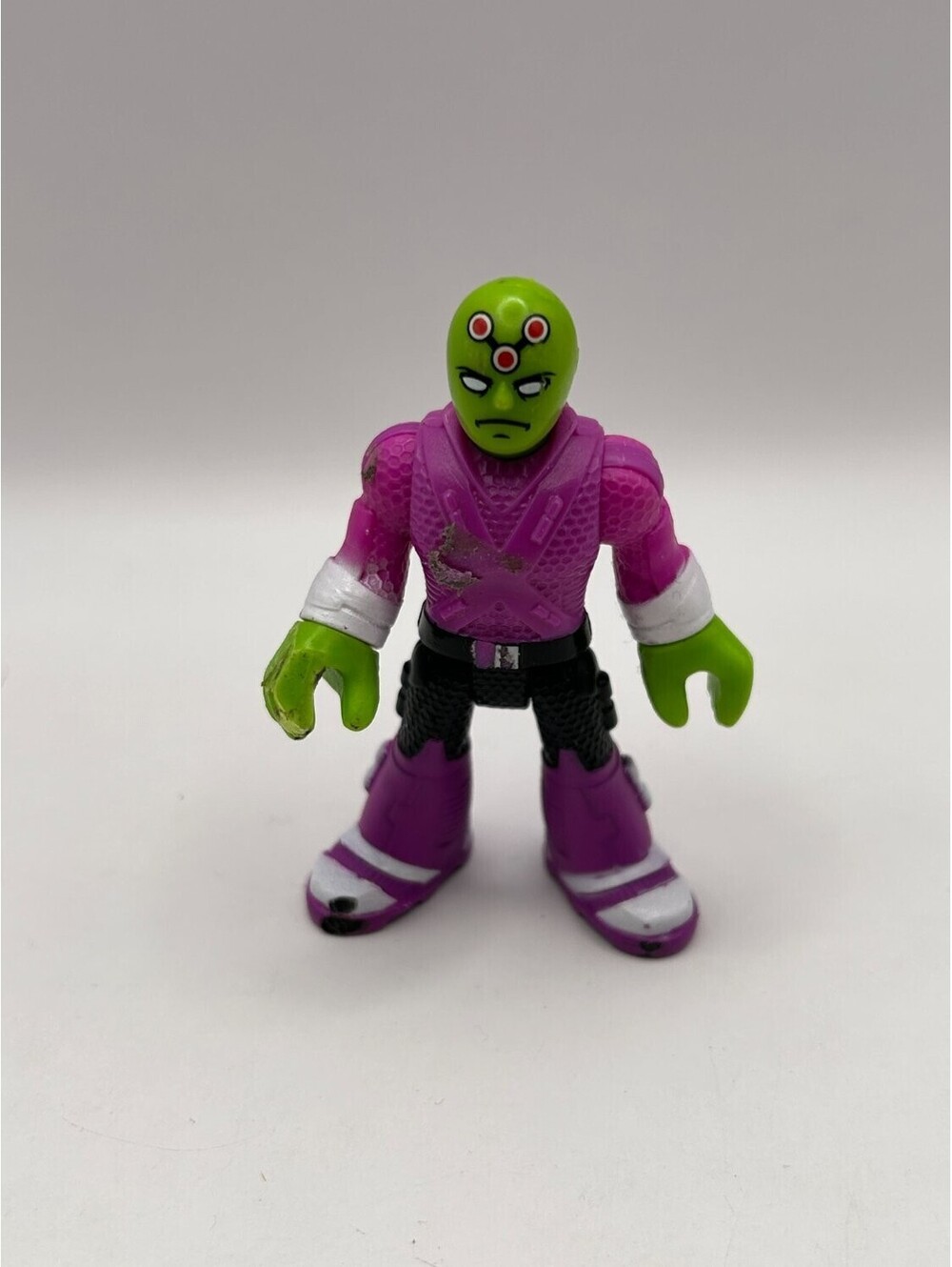 Fisher-Price Imaginext DC Super Friends Brainiac Action Figure 2013 Purple Green